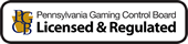 Pennsylvania Gaming Control Board Licensed & Regulated